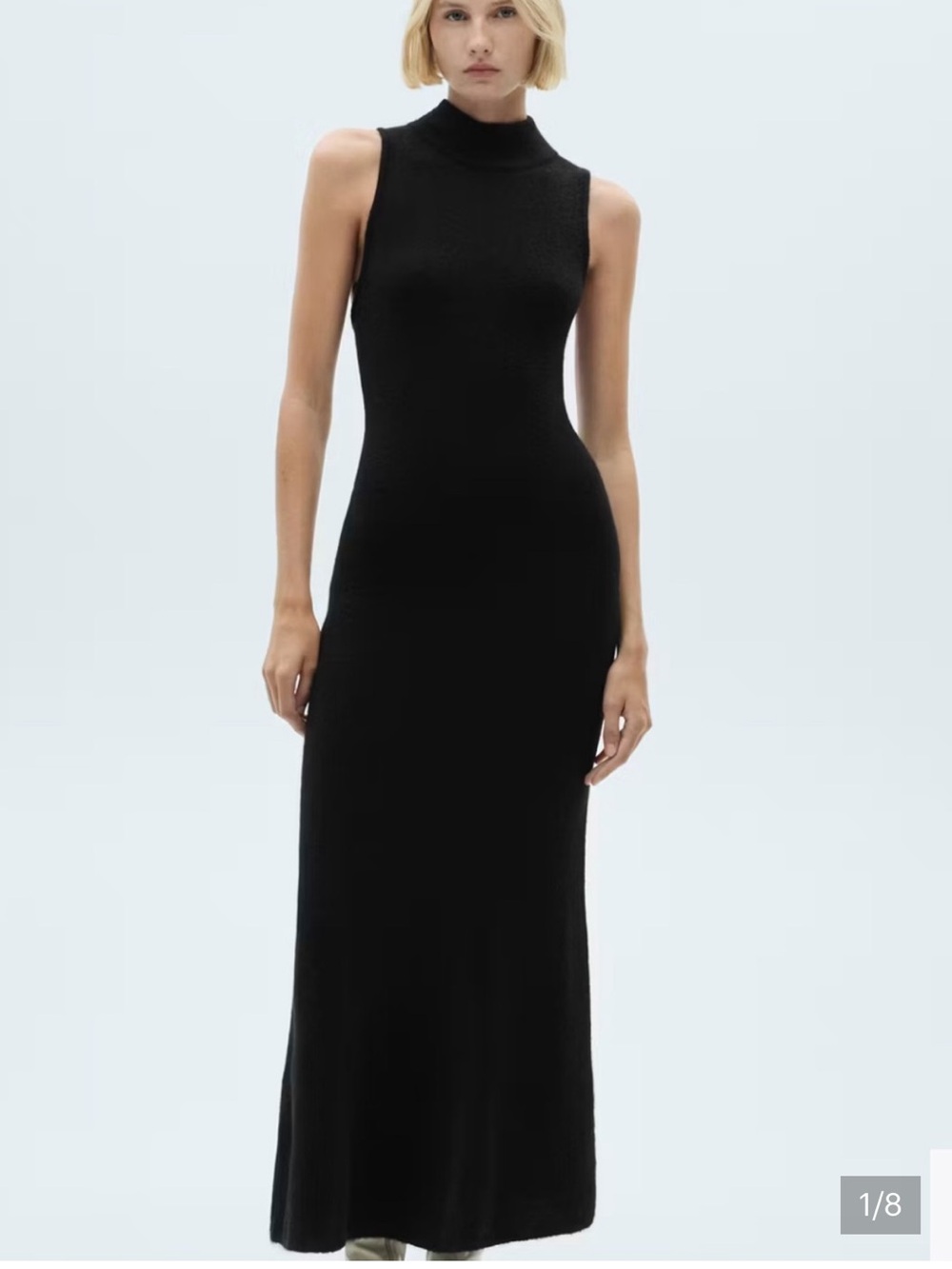 Mango Open-back Knitted Dress